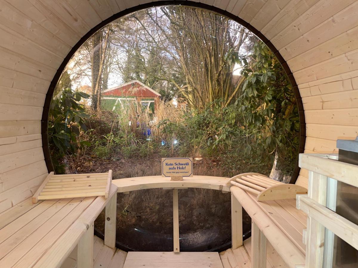 Ferienwohnung Gulfhaus, Mit Sauna Und Grossem Garten Apen Экстерьер фото